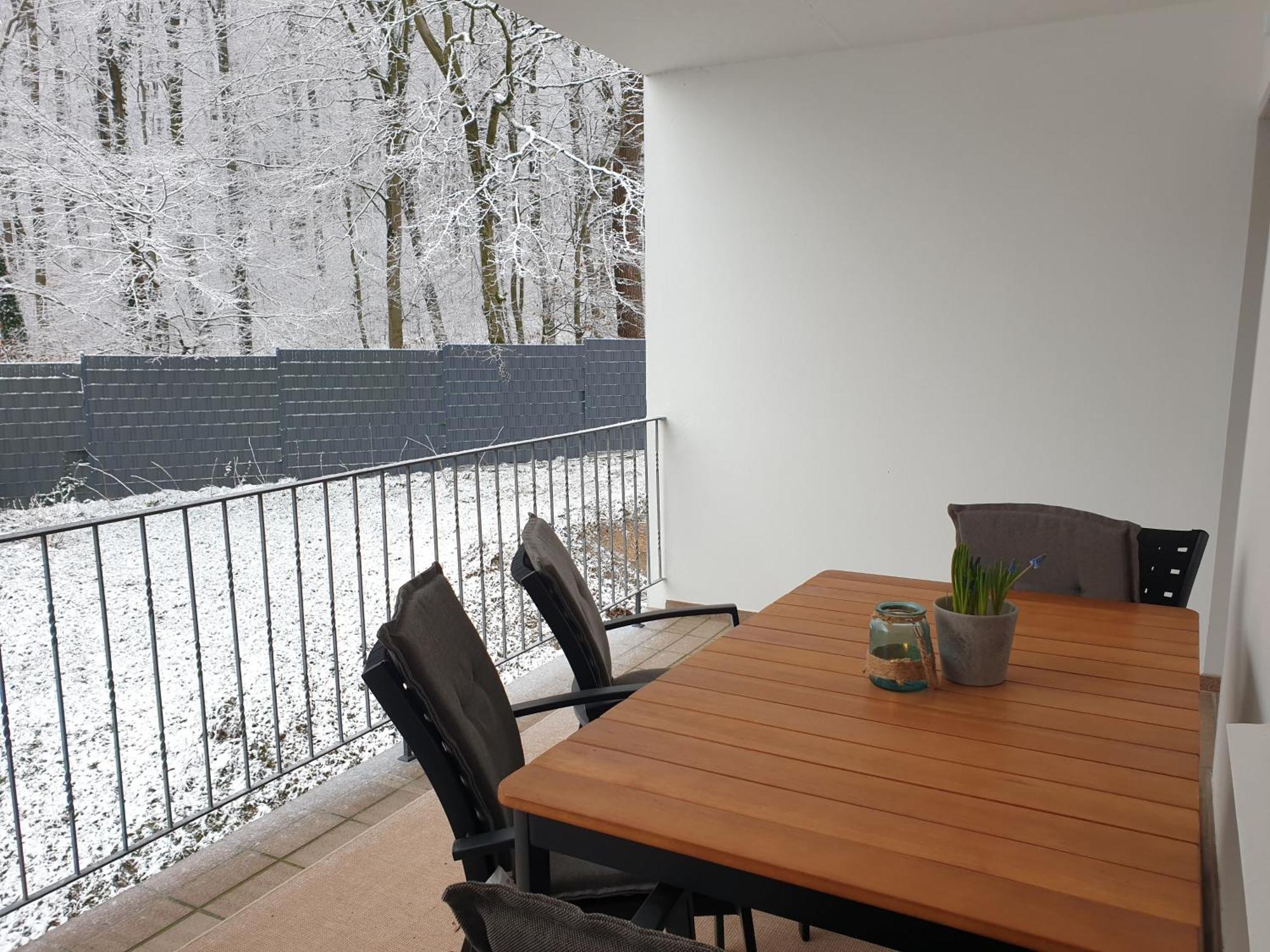 Fewo Winter In Der Villa Waldrand Mit Zwei Balkonen Bad Wünnenberg Εξωτερικό φωτογραφία